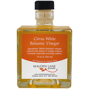 Walden Lane Gourmet Citrus White Balsamic Vinegar Signature Bottle