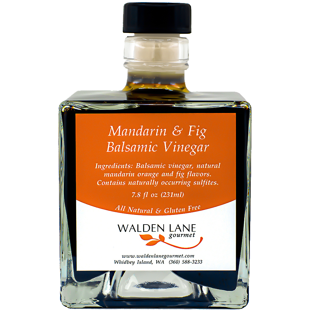 Walden Lane Gourmet Mandarin & Fig Balsamic Vinegar Signature Bottle