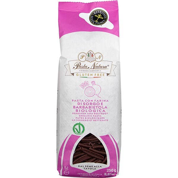 RITROVO - Pasta Natura Gluten-free Organic Beet and Sorghum Casarecce