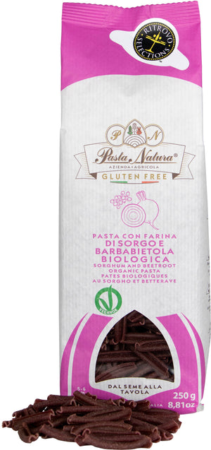 RITROVO - Pasta Natura Gluten-free Organic Beet and Sorghum Casarecce