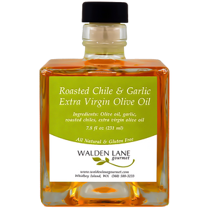 Walden Lane Gourmet Roasted Chile & Garlic Extra Virgin Olive Oil Signature Bottle